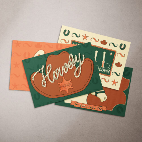 Howdy Postcards - Standard Edition from Faye & Co