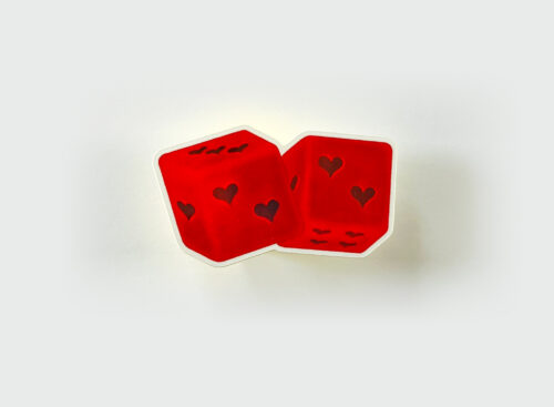 Dice with Hearts Sticker from Faye & Co