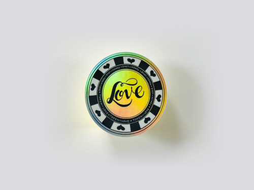 Love Token Casino Style Chip from Faye & Co