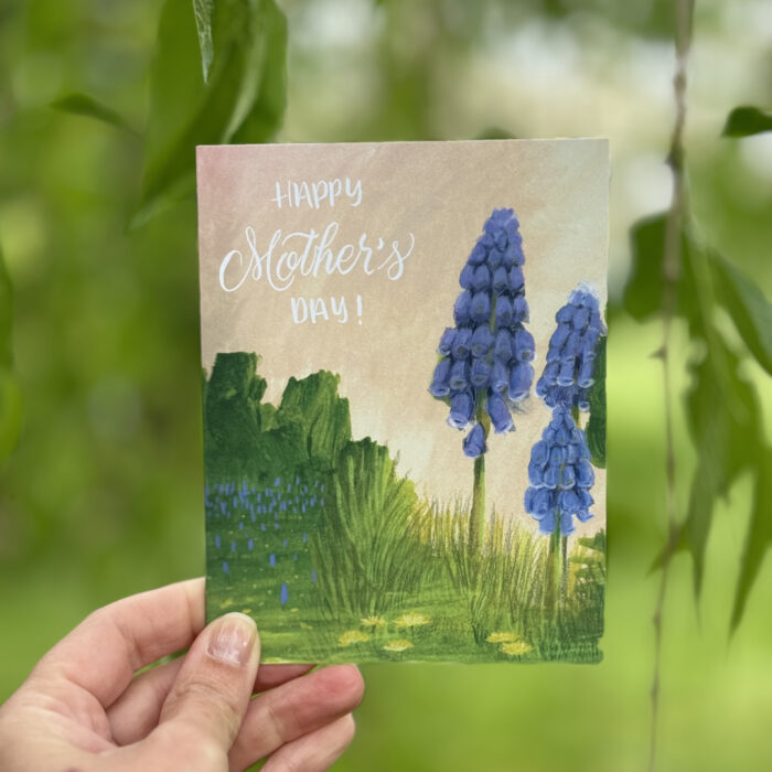 Mother's Day Wildflower Card in hand