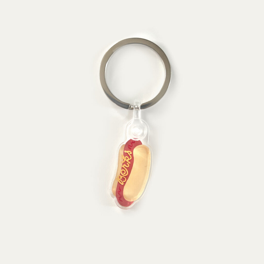 Berks Hot Dog Acrylic Keychain