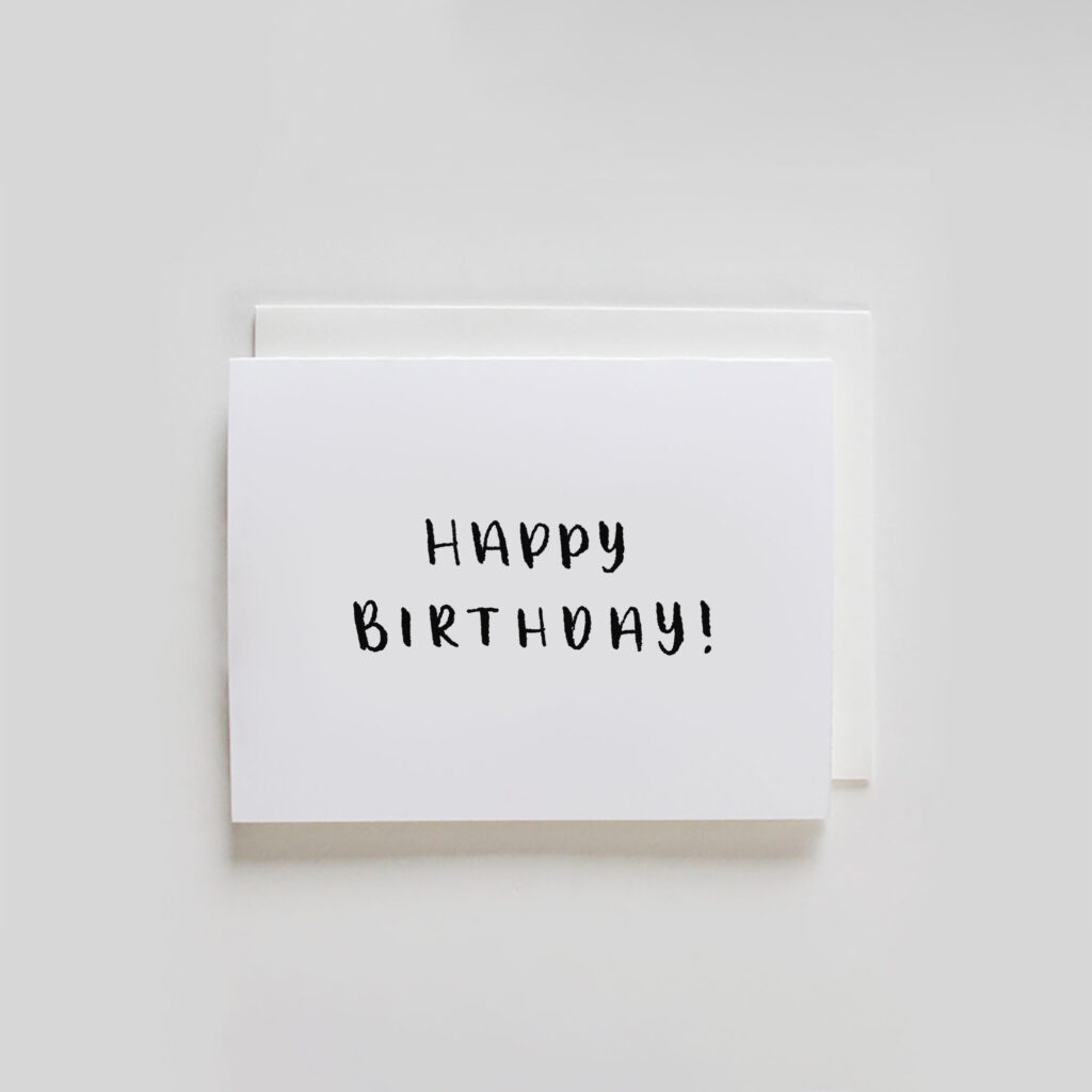 Happy Birthday! greeting card by Faye & Co.