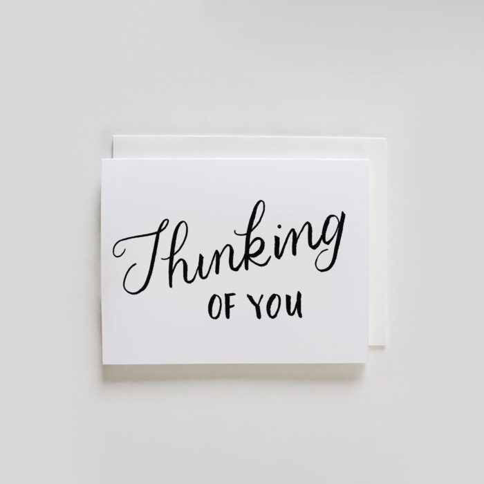 Thinking Of You greeting card by Faye & Co.