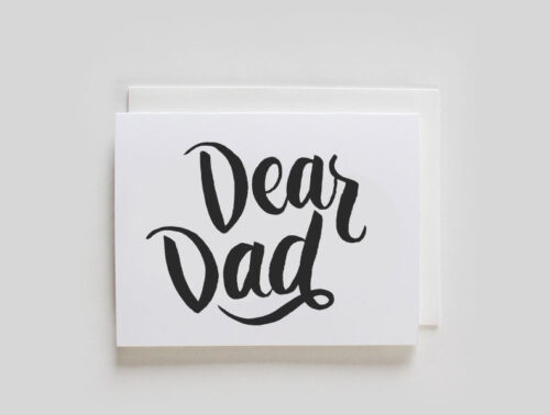 Dear Dad greeting card