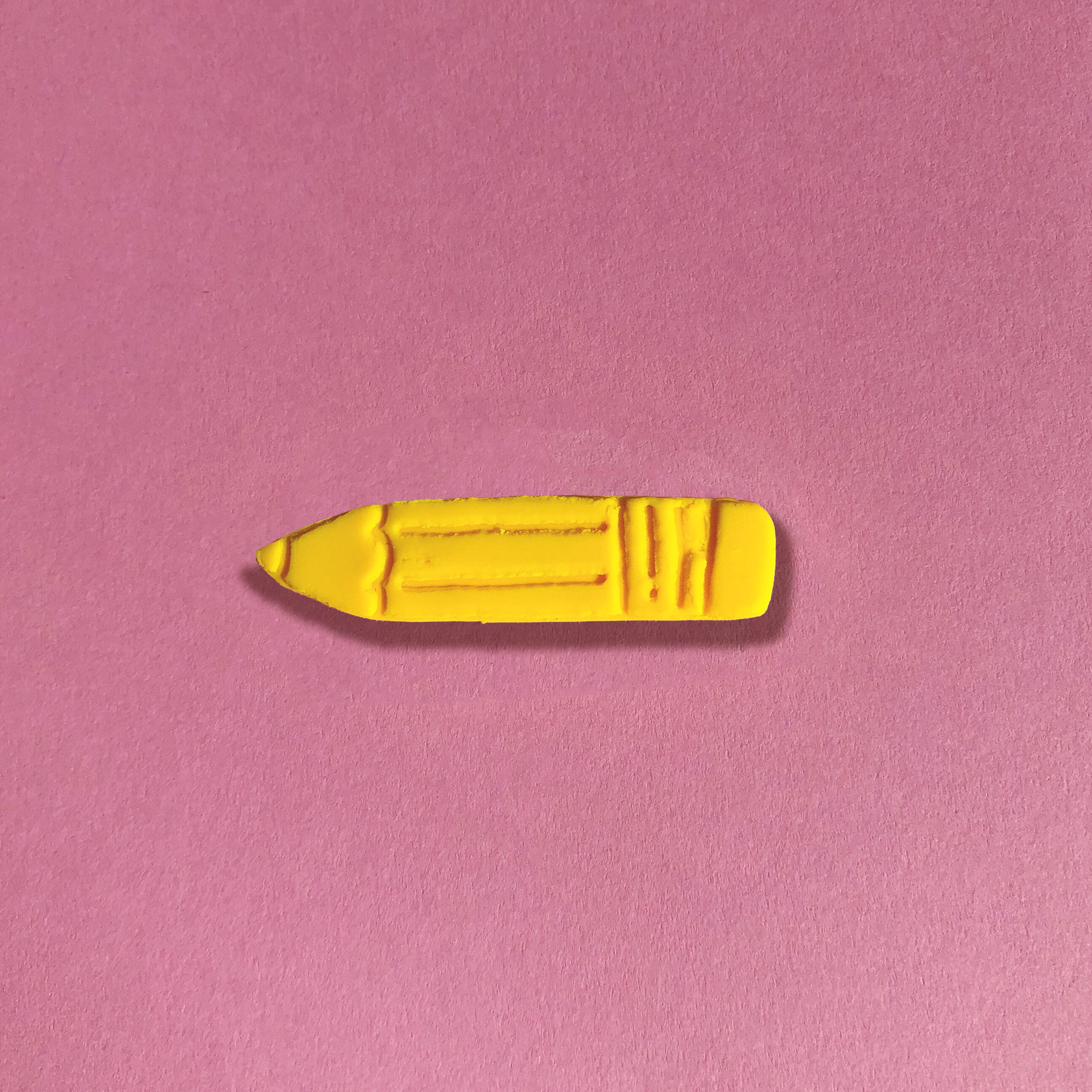 Yellow Pencil Pin