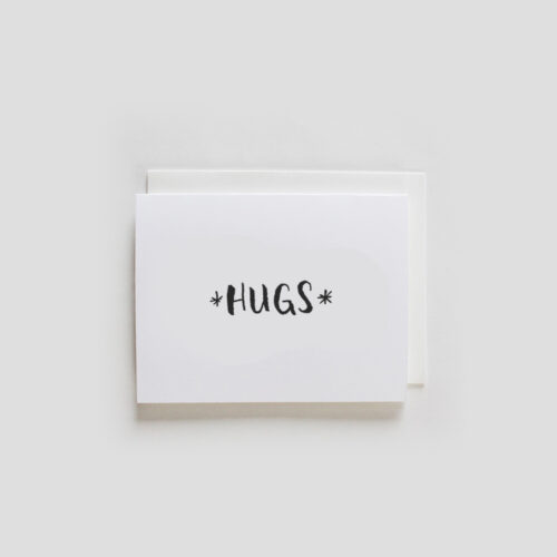 Hugs greeting card