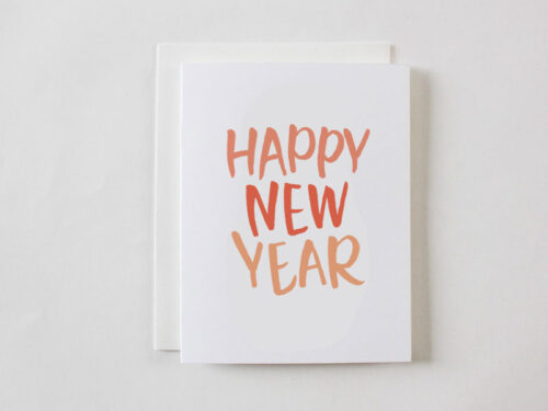 Happy New Year greeting card by Faye & Co.
