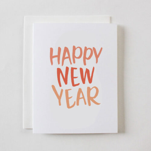 HAPPY NEW YEAR greeting card from Faye & Co.