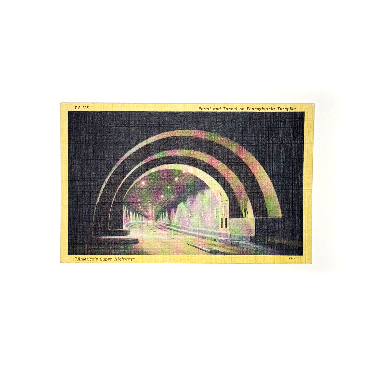 Vintage postcard - Pennsylvania Turnpike Tunnel